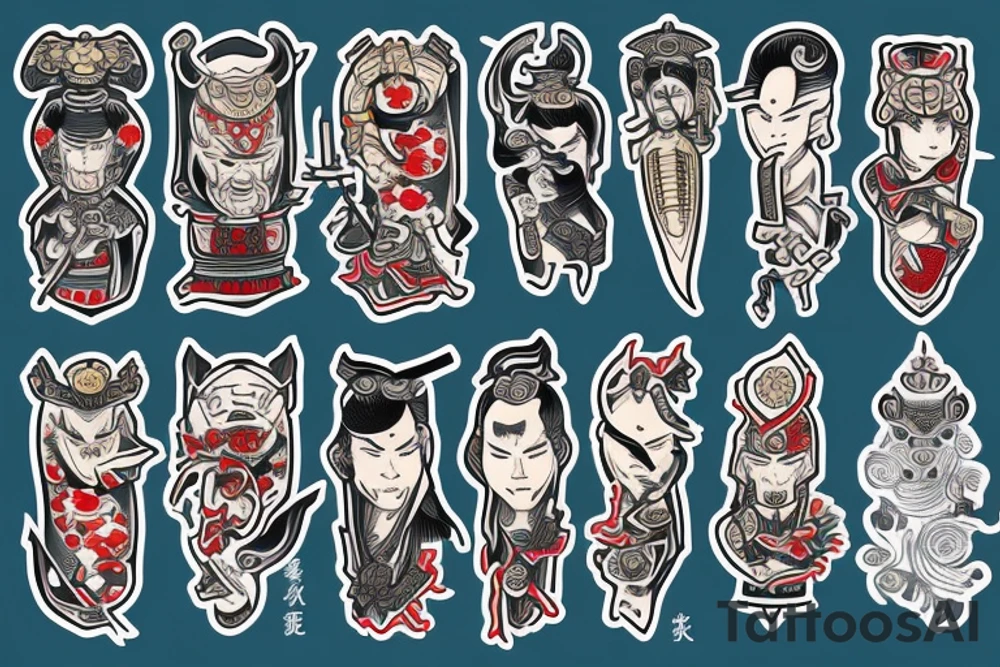 Samurai tattoo idea