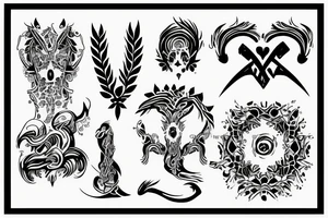 Column tattoo idea