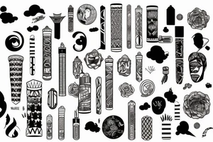 Column tattoo idea
