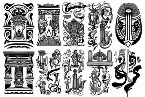 alameda de Hércules columns tattoo idea