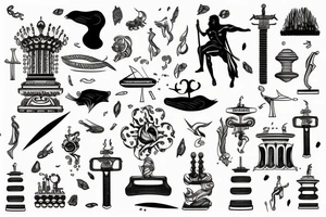 alameda de Hércules columns tattoo idea