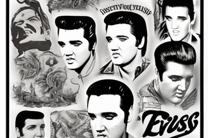 Elvis Presley tattoo idea