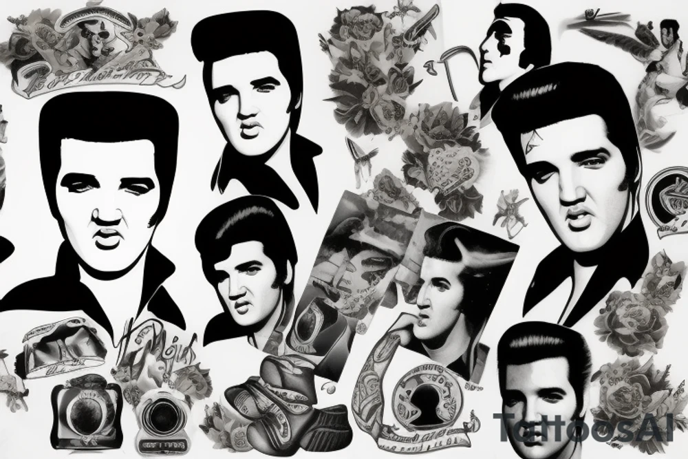 Elvis Presley tattoo idea