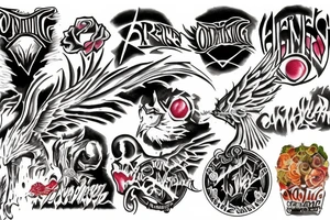 The offspring music group logo tattoo idea