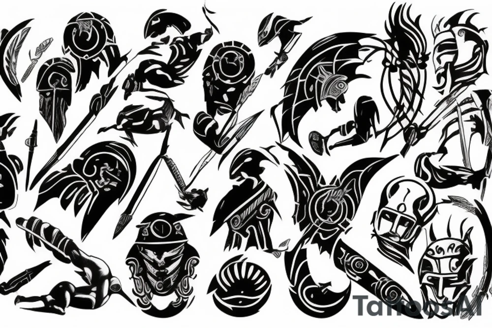 spartan tattoo idea