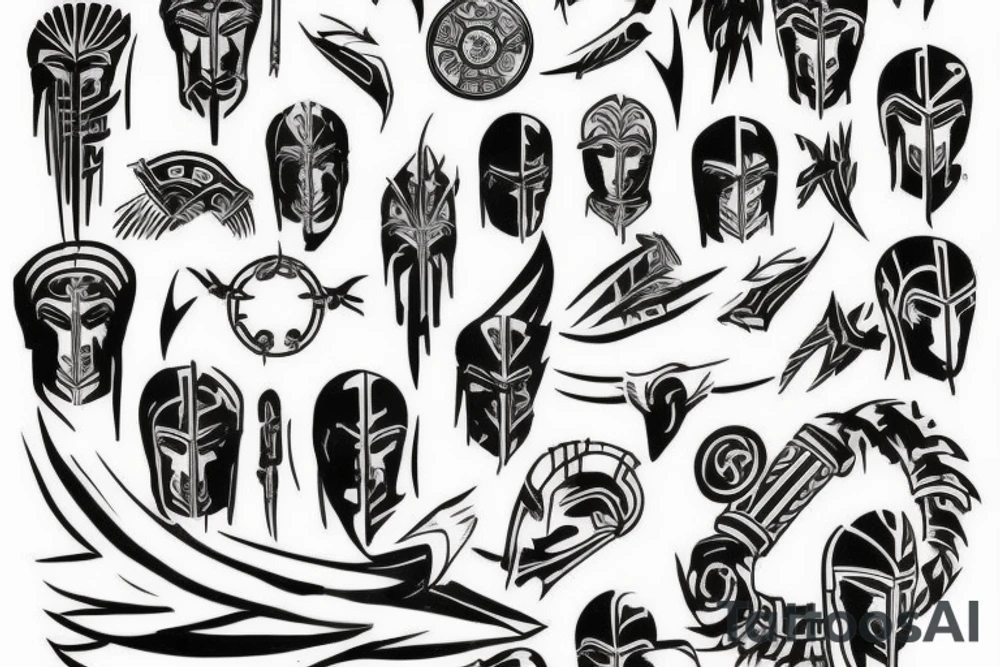 spartan tattoo idea