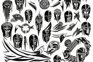 spartan tattoo idea