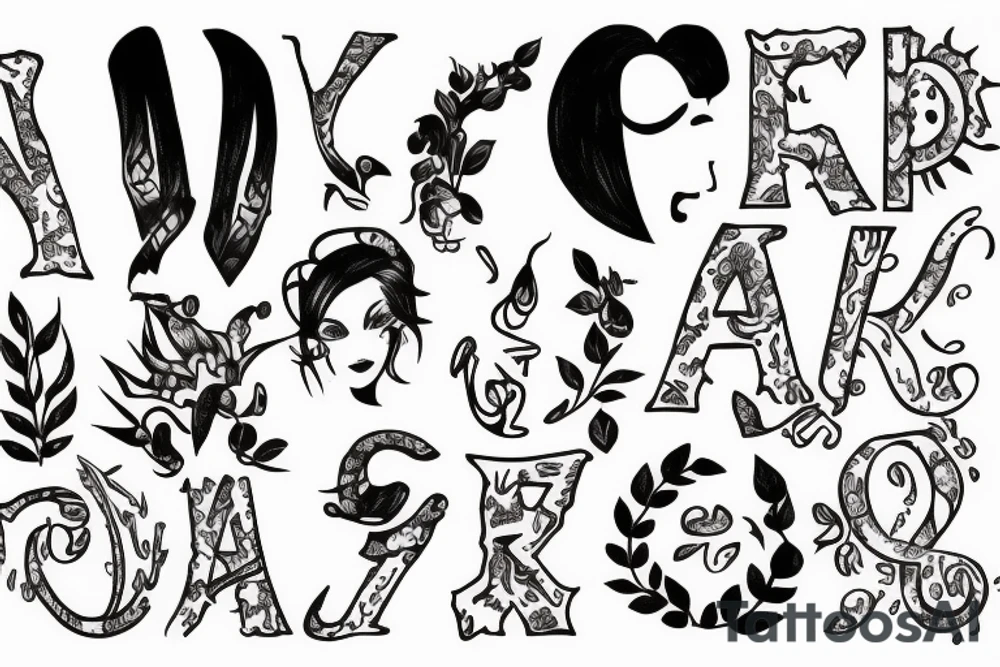 a name Olivia tattoo idea