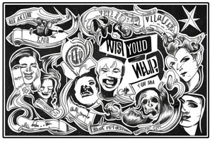 wish you were  here album cover pic tattoo idea