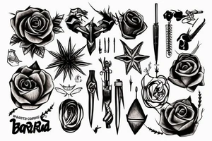 barbed wire tattoo idea