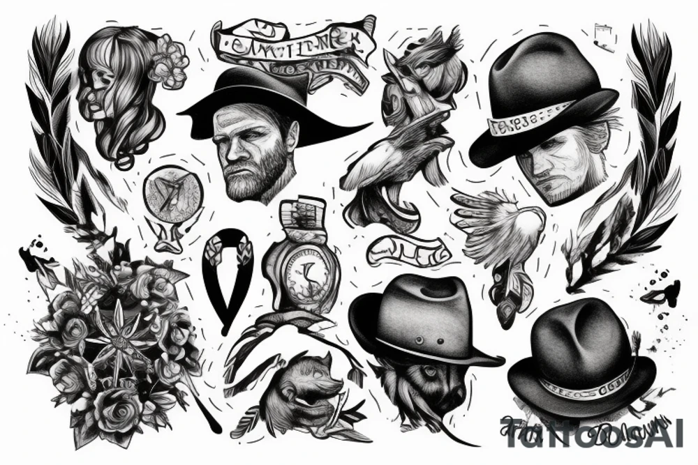 arthur morgan tattoo idea