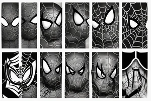 Spider-Man with 8 ball pool tattoo idea