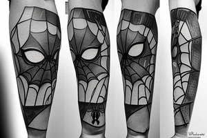 Spider-Man with 8 ball tattoo idea