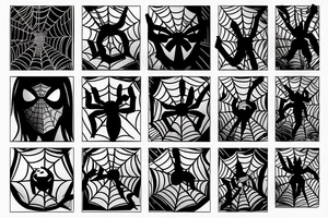 Spider-Man with 8 ball tattoo idea
