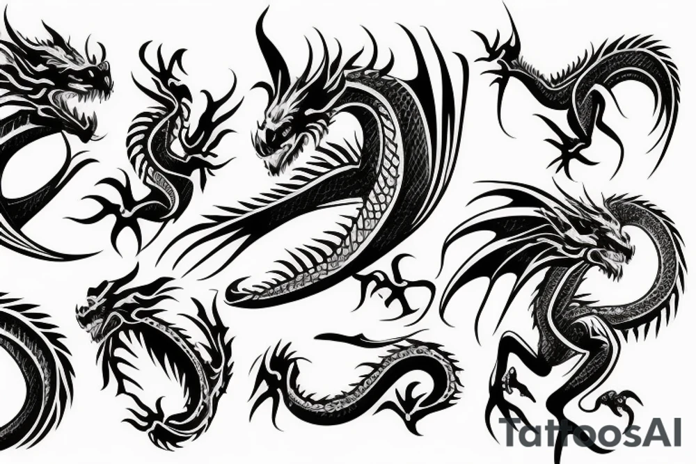 Dragon tattoo idea