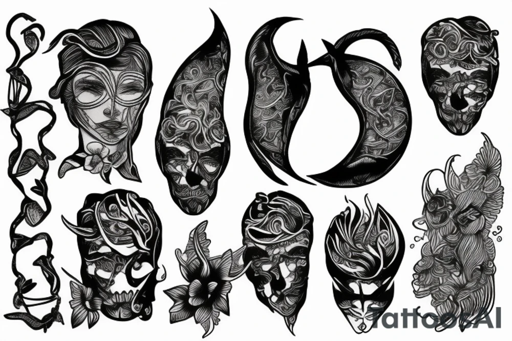 sculpture tattoo idea