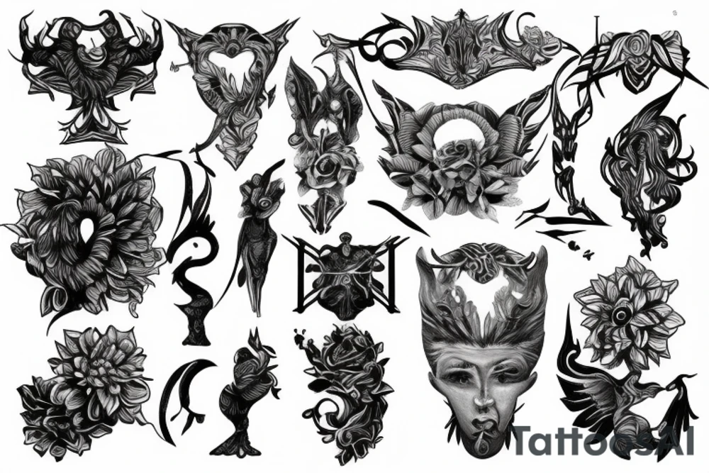 sculpture tattoo idea