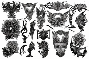 sculpture tattoo idea