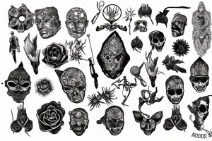 old sculpture tattoo idea