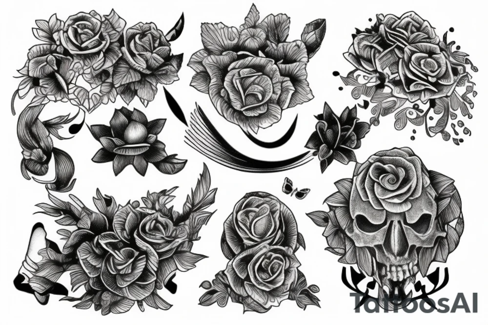 old sculpture tattoo idea