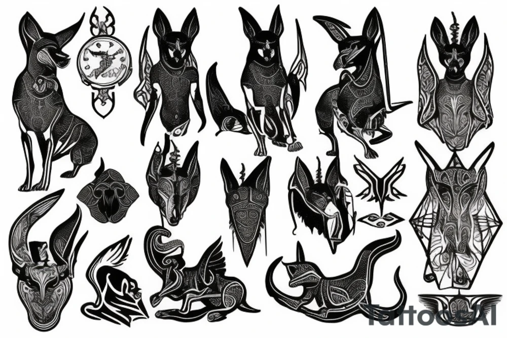 anubis tattoo idea