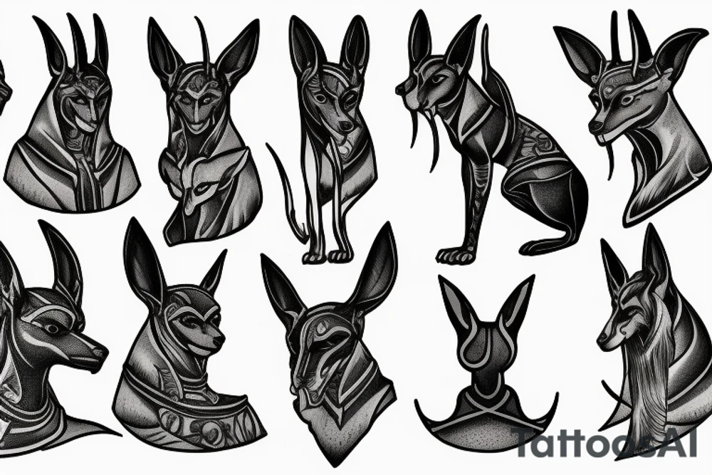 anubis tattoo idea