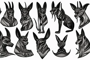 anubis tattoo idea