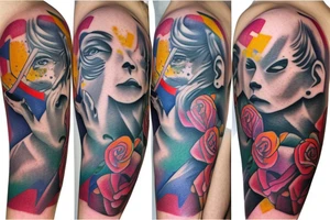 Half sleeve of the monuments of Barquisimeto, Venezuela tattoo idea