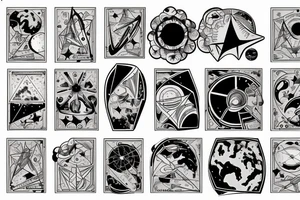 Geodesy and astronomy tattoo idea