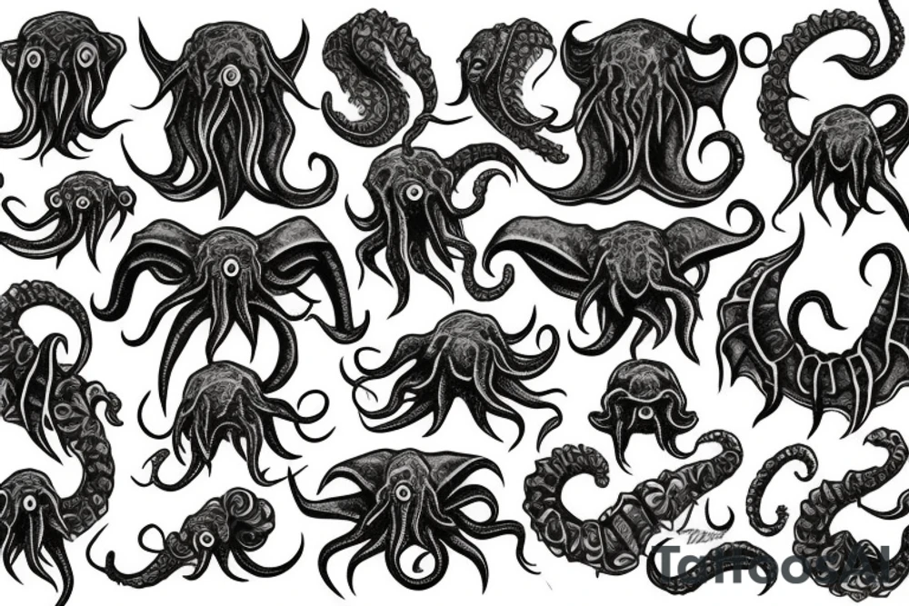 Cthulhu tattoo idea