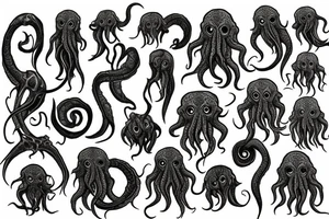 Cthulhu tattoo idea