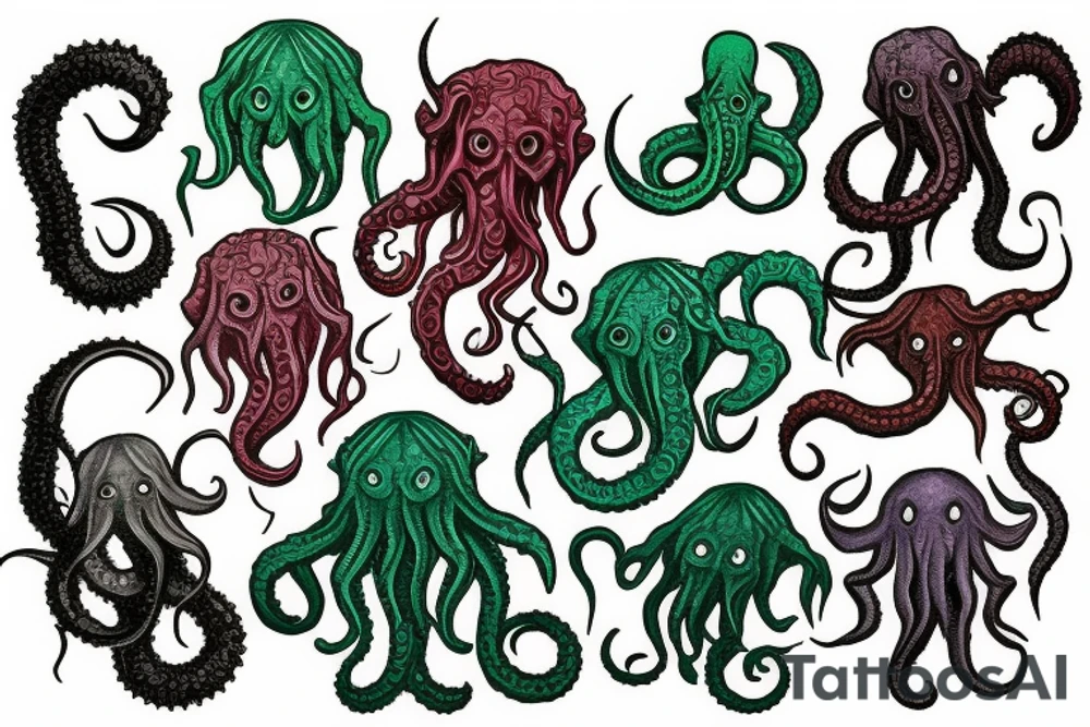 Cthulhu tattoo idea