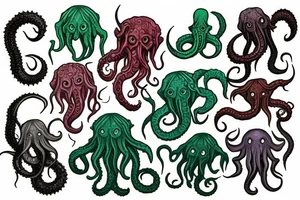 Cthulhu tattoo idea