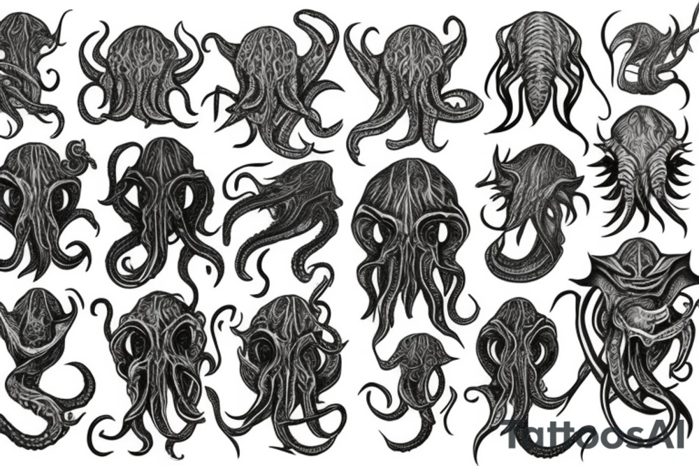 Cthulhu tattoo idea
