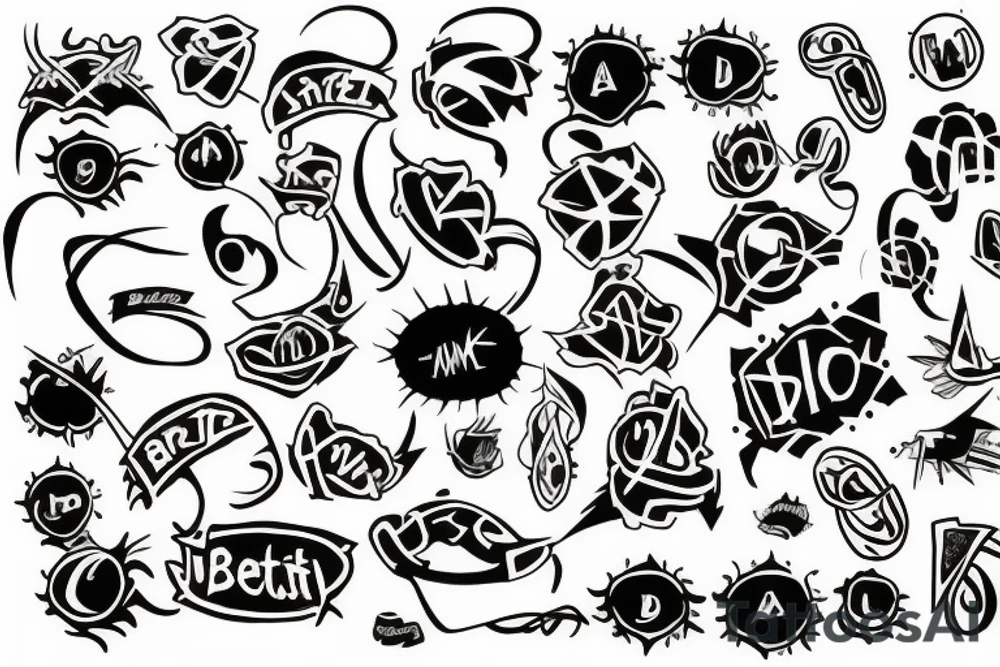 The name Brett tattoo idea