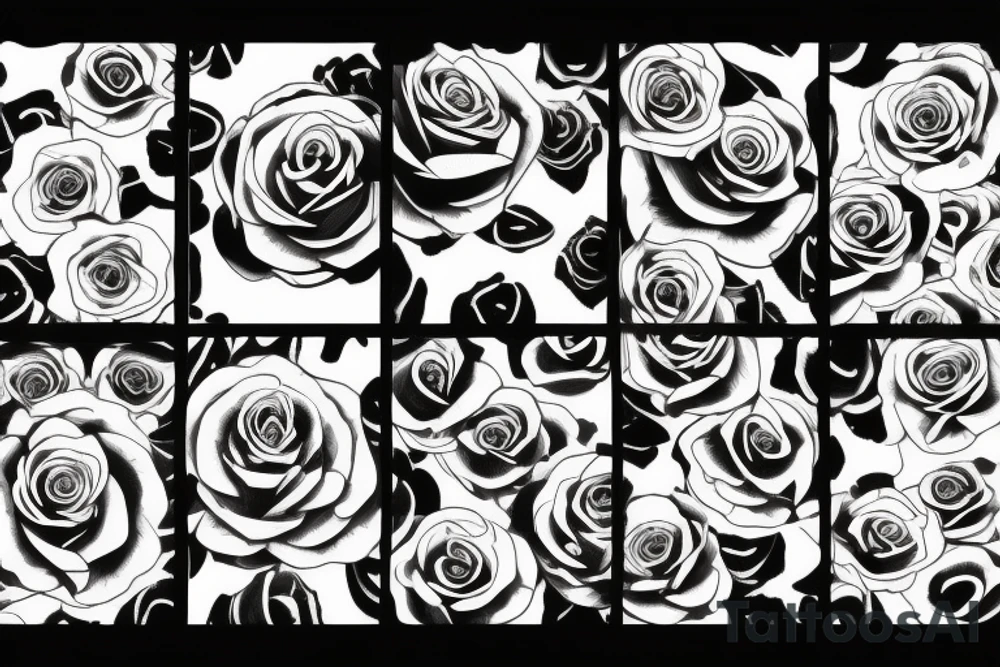 Rose tattoo idea