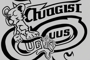 Chicago Cubs tattoo for a grandpa who passed away tattoo idea