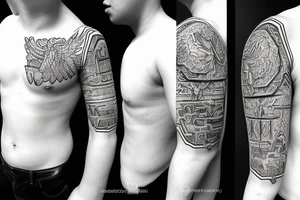 Family, two sons, daughter, angel, love, academic rowing, Ashgabat, Mosxow, London, tattoo idea