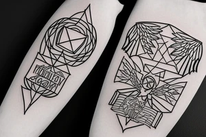 Family, two sons, daughter, angel, love, academic rowing, Ashgabat, Mosxow, London, tattoo idea