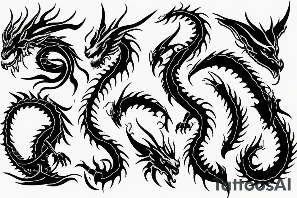Dragon's Head tattoo idea