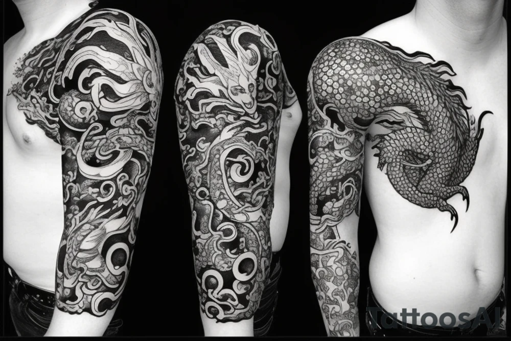Dragon's Head tattoo idea