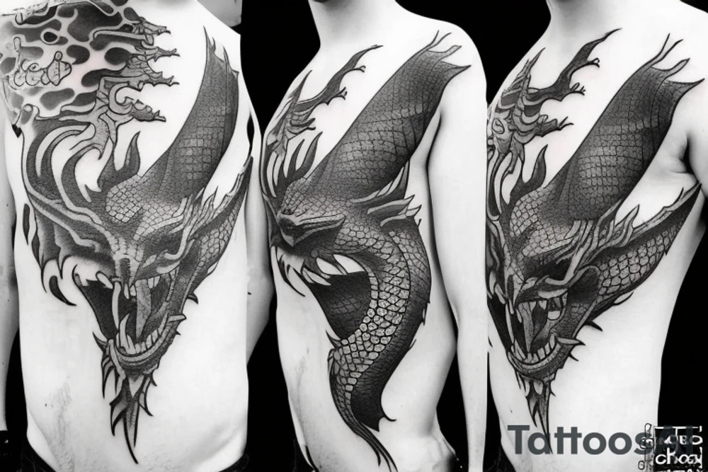 Dragon's Head tattoo idea
