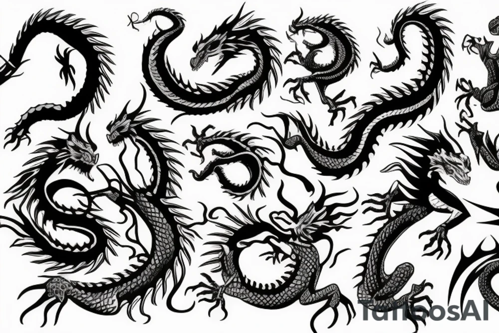 Dragon's Head tattoo idea