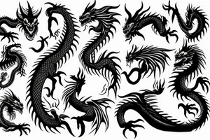 Dragon's Head tattoo idea