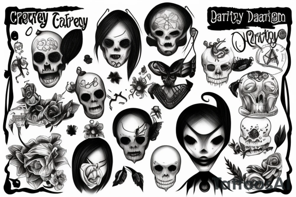 Creepy tattoo idea