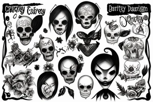 Creepy tattoo idea