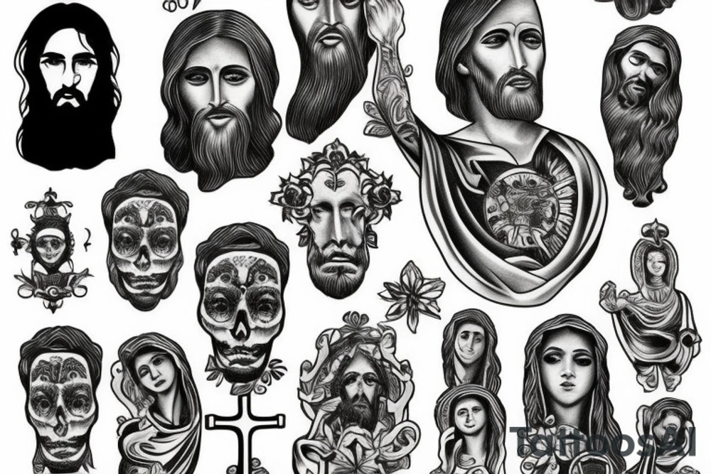 Jesus Christ tattoo idea