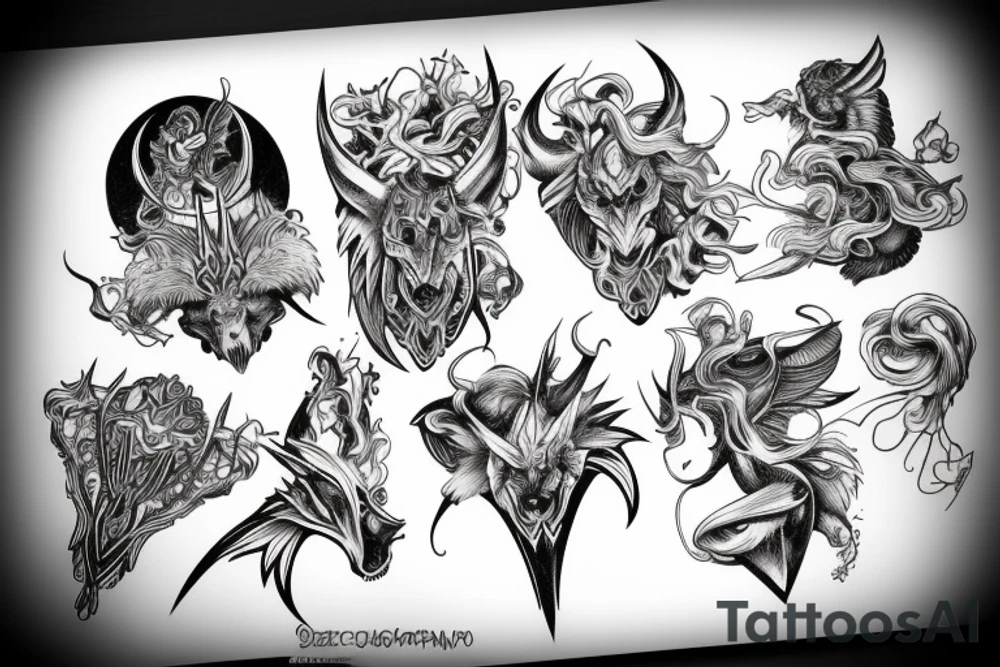 Mythical tattoo idea