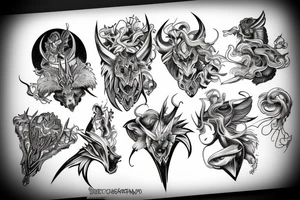 Mythical tattoo idea