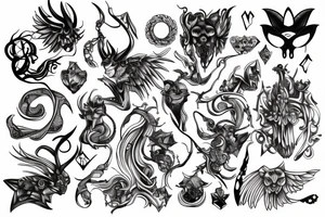 Mythical tattoo idea